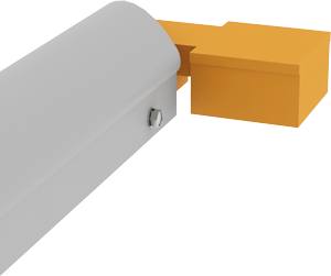 PE-Handlaufverbinder horizontal